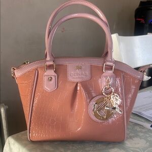 Glossy Pink Satchel